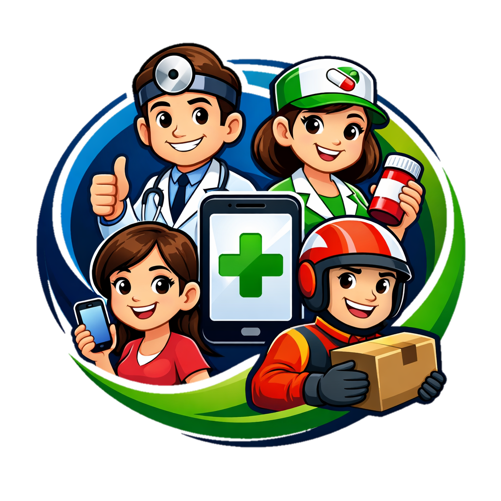 Doctors and Delivery Illustration